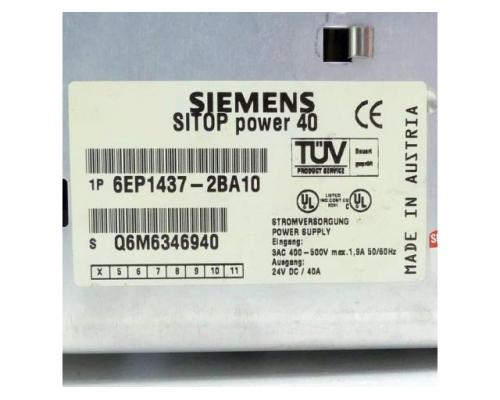 Netzgerät SITOP Power 40 6EP1437-2BA10 - Bild 2