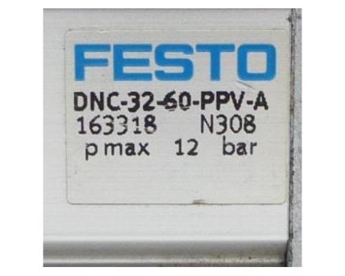 FESTO Kompaktzylinder DNC-32-60-PPV-A 163318 - Bild 2