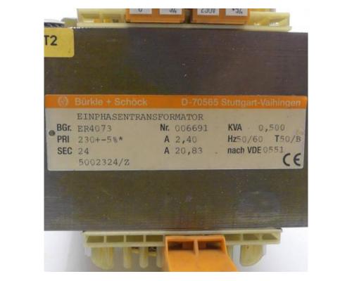 Bürkle+Schöck Einphasentransformator ER4073 - Bild 2