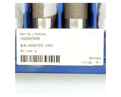 FIL-TEC RIXEN 6 Stück Filterkerze KX-040G70T-1901 1020007698 - Bild 2