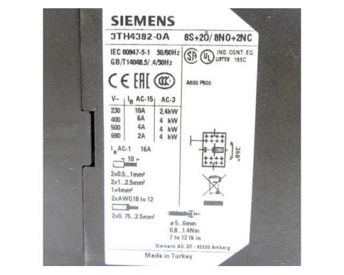 Siemens Hilfsschütz 3TH4382-0AL2 - Bild 2