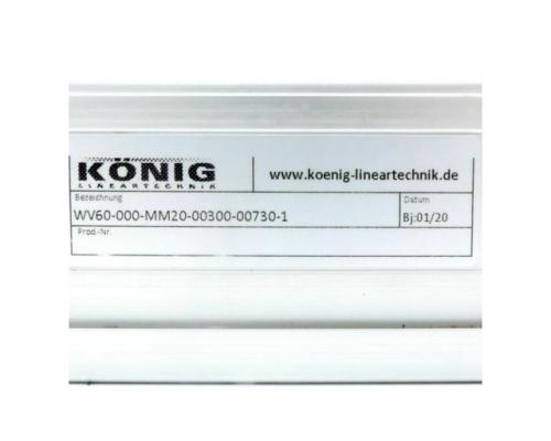 König_Lineartechnik linear system WV60-000-MM20-00300-00730-1 - Bild 2
