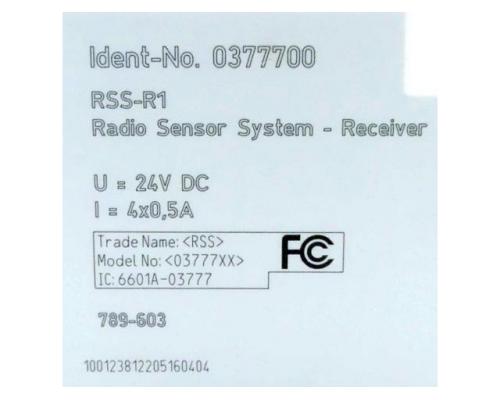 SCHUNK Radio Sensor System-Empfänger RSS-R1 0377700 - Bild 2