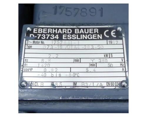 Bauer Getriebemotor G73-10/D1A4-283-SG - Bild 2