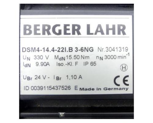 Berger Lahr Servomotor DSM4-14-4-22IB3-6NG 0039115437526 E - Bild 2