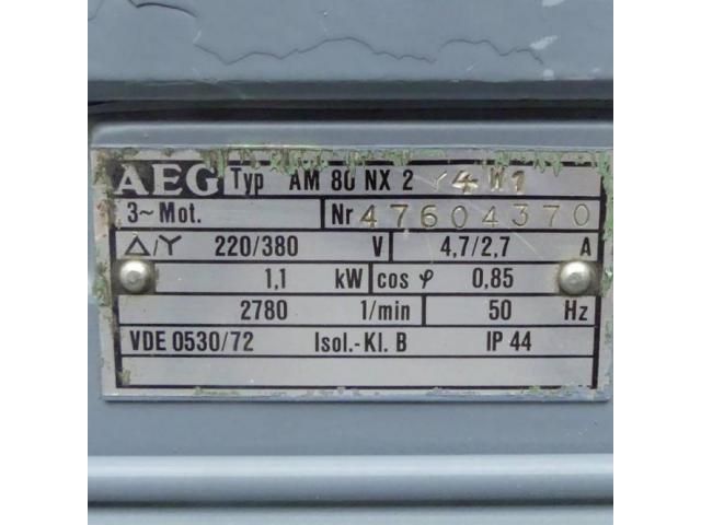 AEG Drehstrommotor AM 80 NX 2Y4W1 47604370 - 2