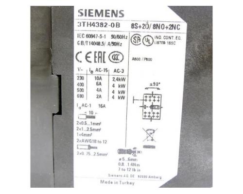 Siemens Hilfsschütz 3TH4382-0BB4 - Bild 2