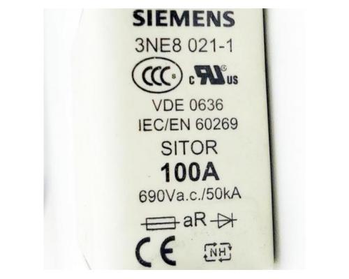 Siemens SITOR-Sicherungseinsatz 3NE8021-1 - Bild 2