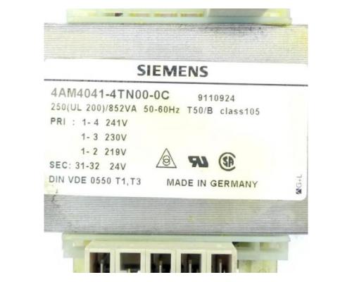 Siemens Transformator 4AM4041-4TN00-0C 9110924 - Bild 2