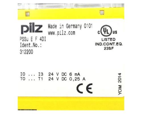 Pilz Elektronikmodul PSSu E F 4DI 312200 - Bild 2