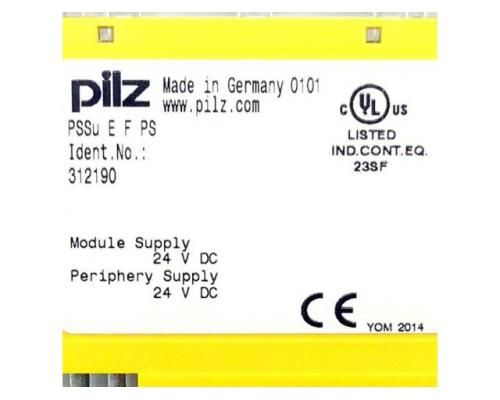 Pilz Elektronikmodul PSSu E F PS 312190 - Bild 2