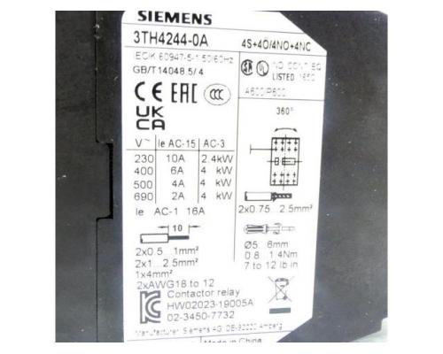 Siemens Hilfsschütz 3TH4244-0AP0 - Bild 2