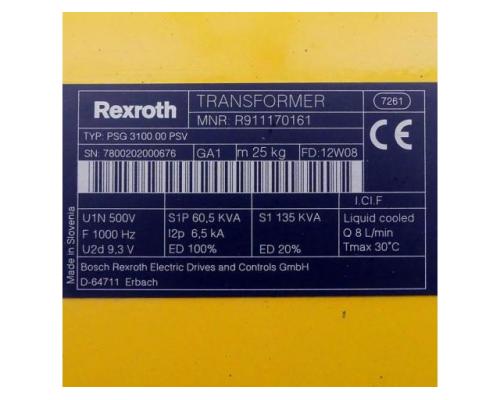 Rexroth Transformer PSG3100.00PSV R911170161 - Bild 2