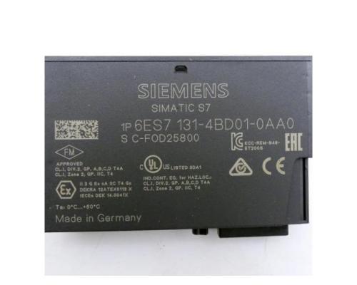 Siemens Elektronikmodul 6ES7 131-4BD01-0AA0 - Bild 2