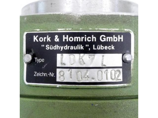 Kork & Homrich Leistungsdrehkolben-Zylinder LDK7L 8104.0102 - 2