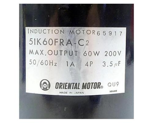 Oriental Motor Induktionsmotor 5IK60FRA-C2 - Bild 2