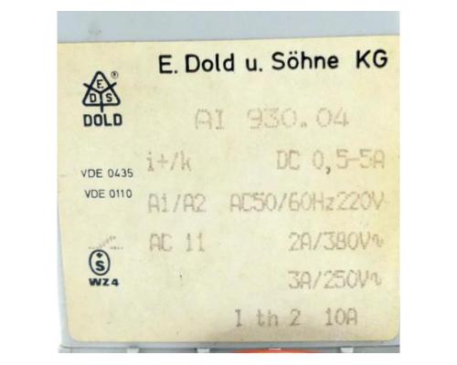 E. Dold & Söhne KG Stromrelais AI 930.04 AI 930.04 - Bild 2