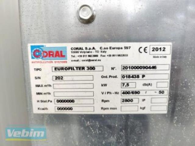 CORAL Eurofilter 300 Mobiles Entstaubungsgerät - 5