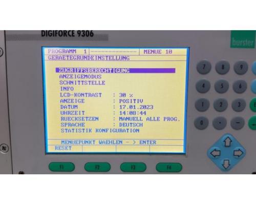 BURSTER Digiforce 9306 - V0000 Prozessüberwachung, Einpressüberwachung, Fügeüberw - Bild 5