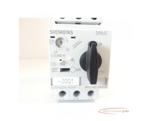 Siemens 3RV1421-1DA10 Leistungsschalter max.3,2A - Bild 3