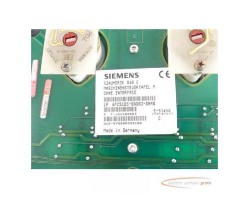 Siemens 6FC5103-0AD03-0AA0 Maschinensteuertafel M ohne Interface SN:T-J41103663 - Bild 5