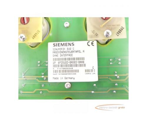 Siemens 6FC5103-0AD03-0AA0 Maschinensteuertafel M ohne Interface SN:T-K72032348 - Bild 5