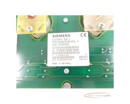 Siemens 6FC5103-0AD03-0AA0 Maschinensteuertafel M ohne Interface SN:T-K32012162 - Bild 5