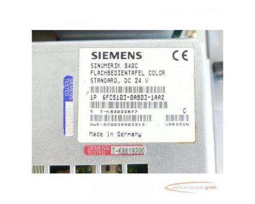 Siemens 6FC5103-0AB03-1AA2 Flachbedientafel Version C SN:T-K82022877 - Bild 6