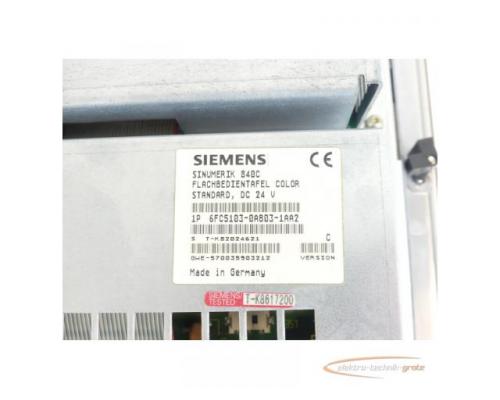 Siemens 6FC5103-0AB03-1AA2 Flachbedientafel Version C SN:T-K82024621 - Bild 6