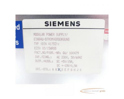 Siemens 6EW1861-3AC Stromversorgung E-Stand: C SN:Q6/100479 - Bild 4
