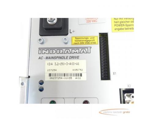 Indramat KDA 3.2-150-3-A01-W1 AC-Mainspindle Drive SN:237254-01035 - Bild 4