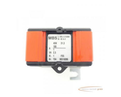 MBS ASK 31.3 Aufsteck-Stromwandler Primär-Strom in A: 100 / - Bild 5