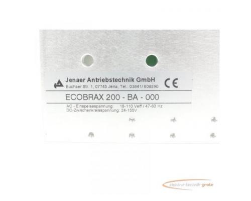 Jenaer Antriebstechnik ECOBRAX 200-BA-000 SN:EBR1001072749549 - Bild 7