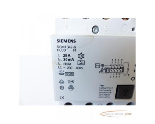 Siemens 5SM1342-6 FI-Schalter RCCB 25A 30mA - Bild 4