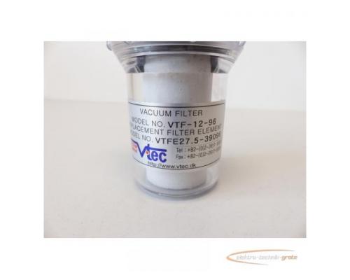 Vtec Model: VTF-12-96 Vacuum Filter - Bild 4