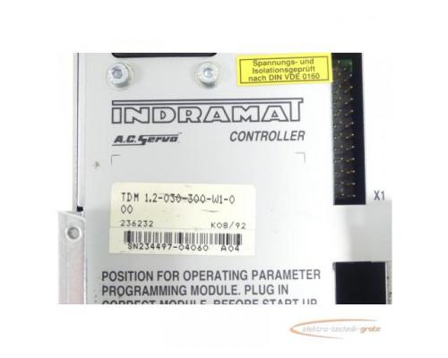 Indramat TDM 1.2-030-300-W1-000 Controller SN:234497-04060 - Bild 4