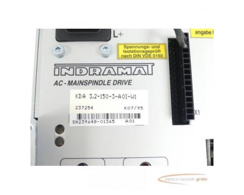 Indramat KDA 3.2-150-3-A01-W1 AC-Mainspindle Drive SN:239648-01365 - Bild 4