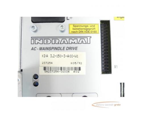 Indramat KDA 3.2-150-3-A01-W1 AC-Mainspindle Drive SN:237254-01034 - Bild 4