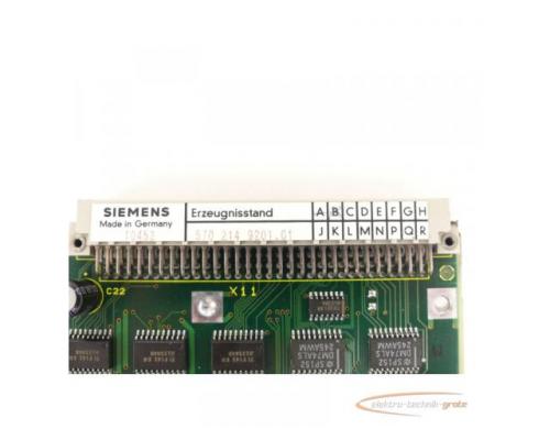 Siemens 6FX1121-4BA02 Servo-Interface E-Stand: B SN:10453 - Bild 4
