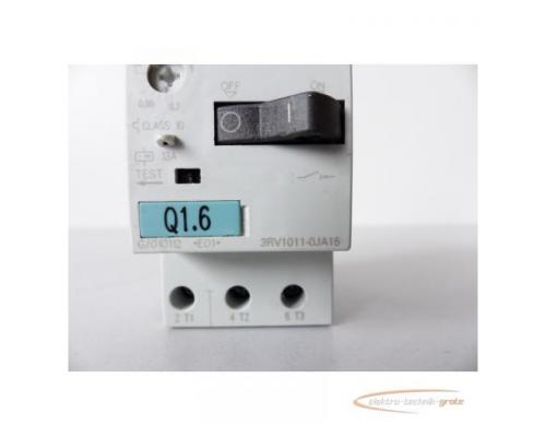 Siemens 3RV1011-0JA15 Leistungsschalter E-Stand 01 + 3RV1901-1D Hilfsschalter - Bild 5