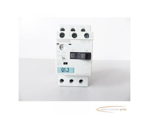 Siemens 3RV1011-0HA10 Leistungsschalter E-Stand 01 + 3RV1901-1D Hilfsschalter - Bild 3