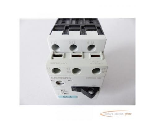 Siemens 3RV1011-0HA10 Leistungsschalter E-Stand 01 + 3RV1901-1D Hilfsschalter - Bild 4