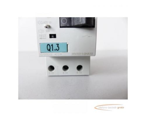 Siemens 3RV1011-0HA10 Leistungsschalter E-Stand 01 + 3RV1901-1D Hilfsschalter - Bild 5