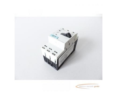 Siemens 3RV1011-0JA20 Leistungsschalter E-Stand 05 + 3RV1901-1D Hilfsschalter - Bild 1
