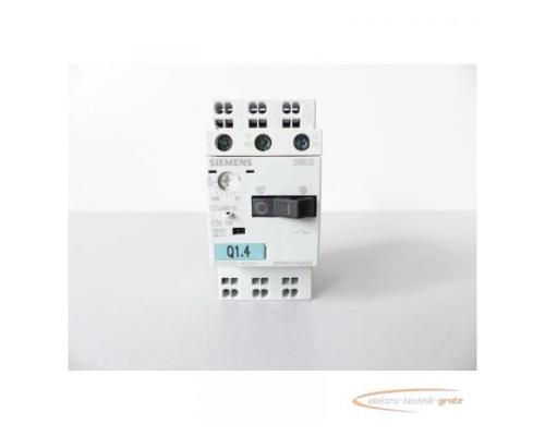 Siemens 3RV1011-0JA20 Leistungsschalter E-Stand 05 + 3RV1901-1D Hilfsschalter - Bild 3