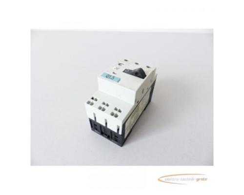 Siemens 3RV1011-0JA20 Leistungsschalter E-Stand 01 + 3RV1901-1D Hilfsschalter - Bild 1