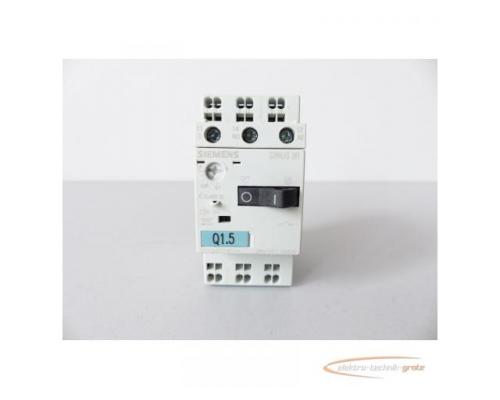 Siemens 3RV1011-0JA20 Leistungsschalter E-Stand 01 + 3RV1901-1D Hilfsschalter - Bild 3