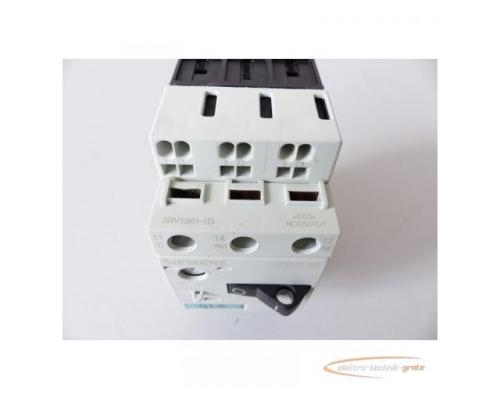 Siemens 3RV1011-0JA20 Leistungsschalter E-Stand 01 + 3RV1901-1D Hilfsschalter - Bild 4