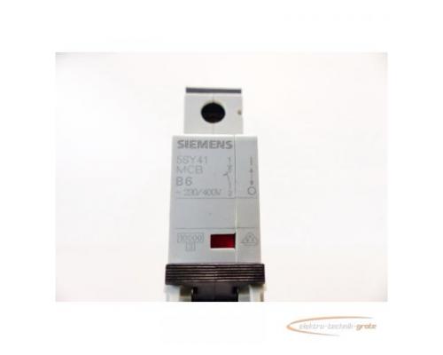Siemens 5SY41 MCB B6 Leistungsschalter 230/400V - Bild 5