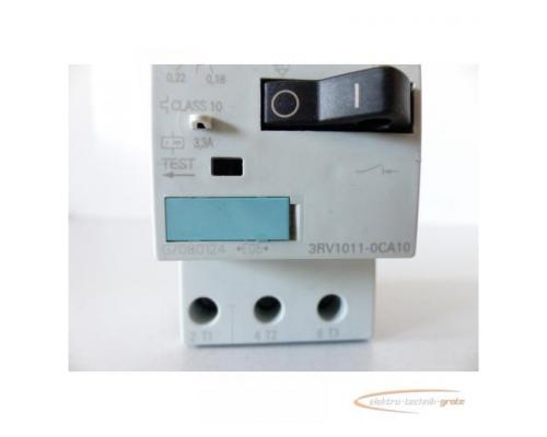 Siemens 3RV1011-0CA10 Leistungsschalter E-Stand 5 + 3RV1901-1D Hilfsschalter - Bild 5